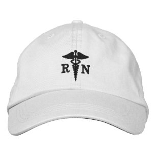 Brodée Casquette infirmier inscrit