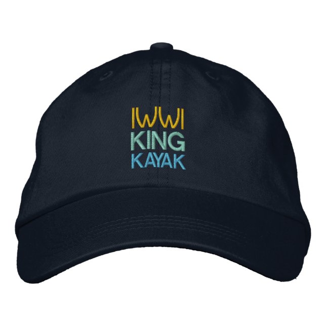BRODÉE CASQUETTE KING KAYAK (Devant)