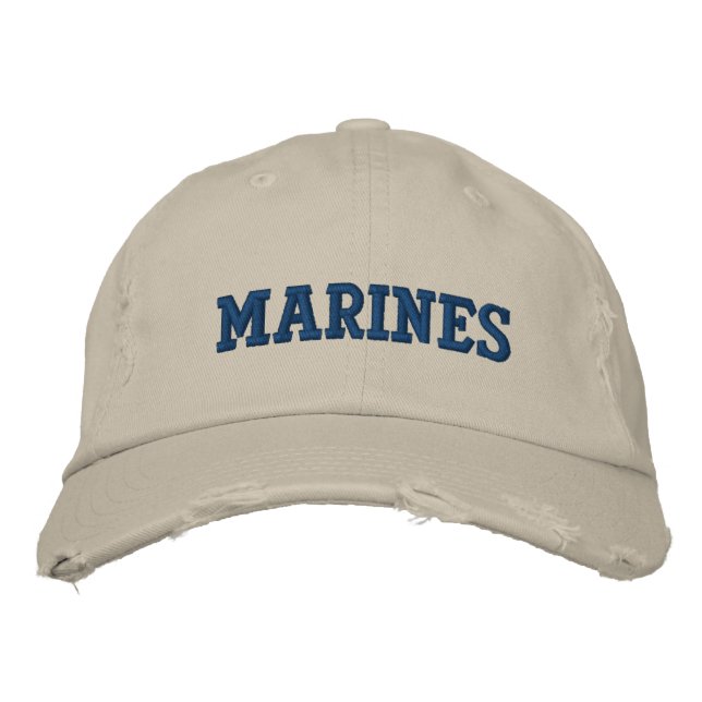 Brodée Casquette Marines (Devant)