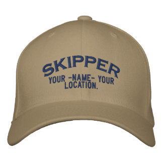 Brodée Casquette nautique personnalisé de style de