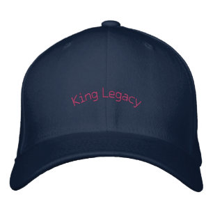 Brodée Casquette Navy King Legacy Premium Laine Flexfit T