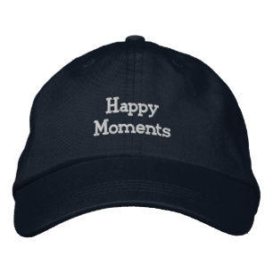 Brodée Casquette Navy personnalisée avec chapeau "Moments