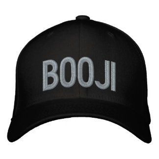 Brodée CASQUETTE noir BOOJI