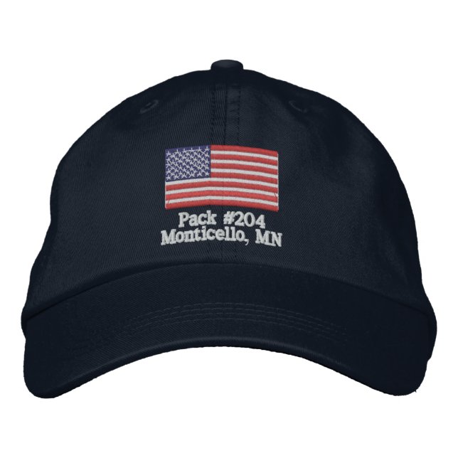 Brodée Casquette Pack personnalisable (Devant)