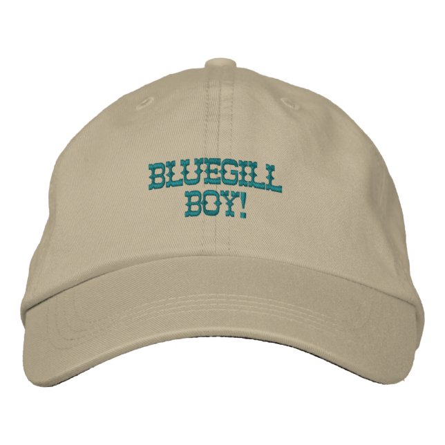 Brodée Casquette personnalisé Bluegill Boy (Devant)