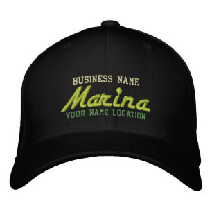 Brodée Casquette personnalisé Marina