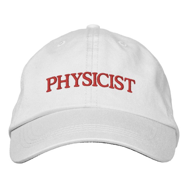 Brodée Casquette physicien (Devant)