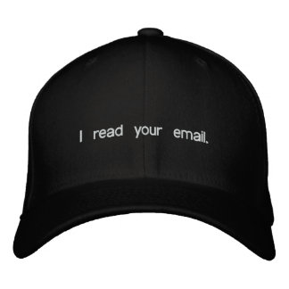 Brodée Casquette pirate - J'ai lu votre email