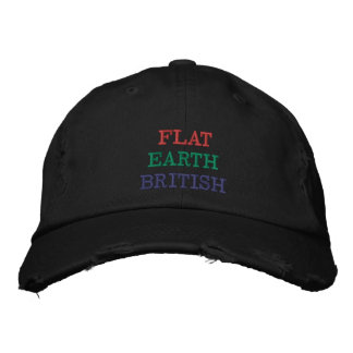 Brodée Casquette plat brodé des Anglais de la terre