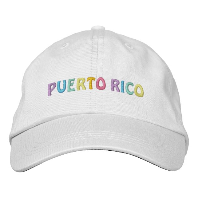 Brodée casquette Porto Rico (Devant)
