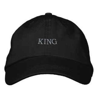 Brodée Casquette réglable Black KING Nom personnalisé Gra