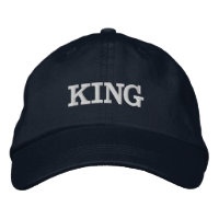 Casquette réglable de marine avec audacieux KING