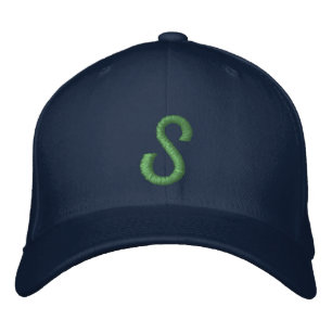 Brodée Casquette réglable monogramme S