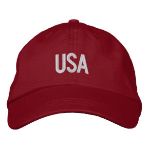 Brodée Casquette réglable personnalisé américain