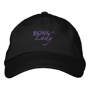 Brodée Casquette réglable personnalisée Femme patronne