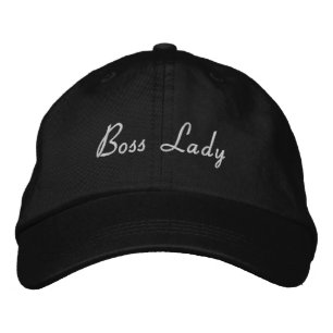 Brodée Casquette réglable personnalisée Femme patronne