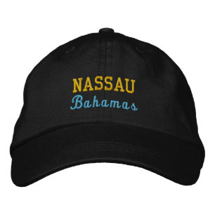 Brodée Casquette réglable personnalisée Nassau, Bahamas