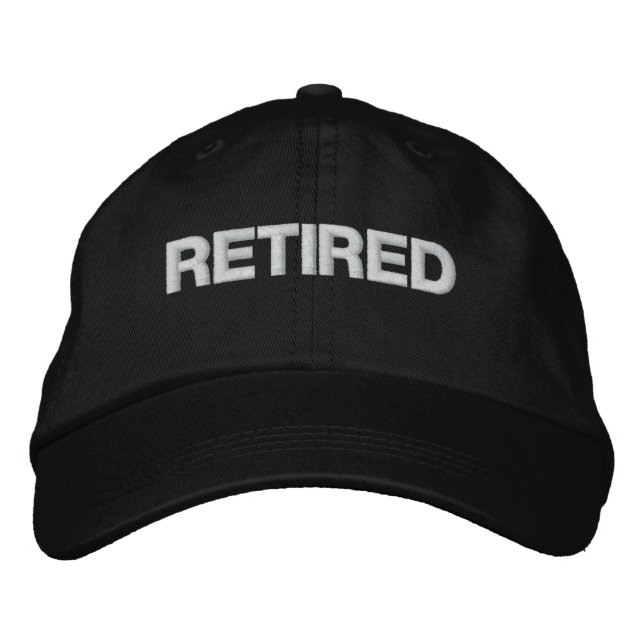 Brodée Casquette retirée (Devant)
