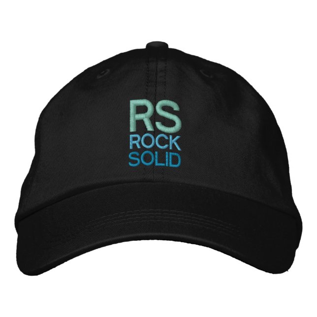 BRODÉE CASQUETTE ROCK SOLID 2 (Devant)