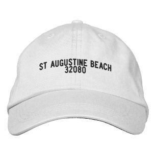 Brodée Casquette Saint Augustine Beach Floride