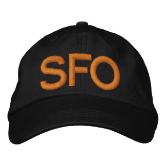 Brodée Casquette SFO de San Francisco