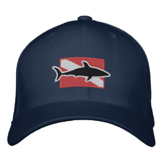 Brodée Casquette Shark Diver