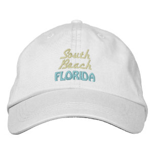 BRODÉE CASQUETTE SUD BEACH