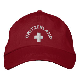 Brodée Casquette suisse