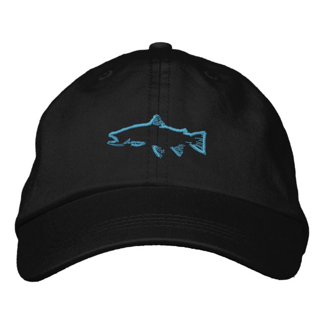 Brodée Casquette Tracker Trout - Bleu (Devant)