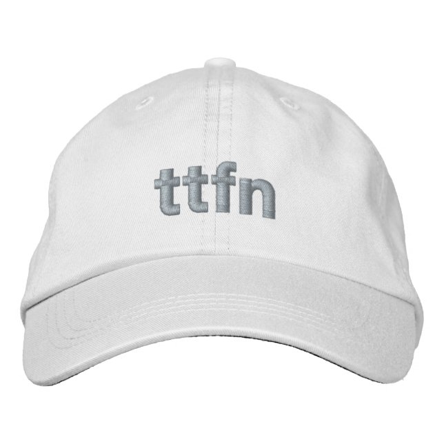 Brodée Casquette TTFN (Devant)
