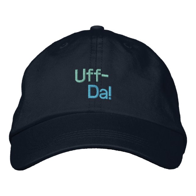 Brodée Casquette Uff-Da ! (Devant)