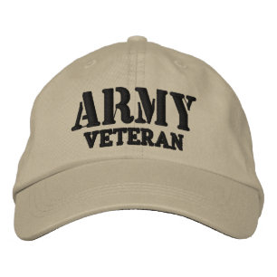 Brodée Casquette vétéran de l'armée