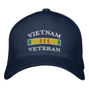 Brodée Casquette vétéran du Vietnam
