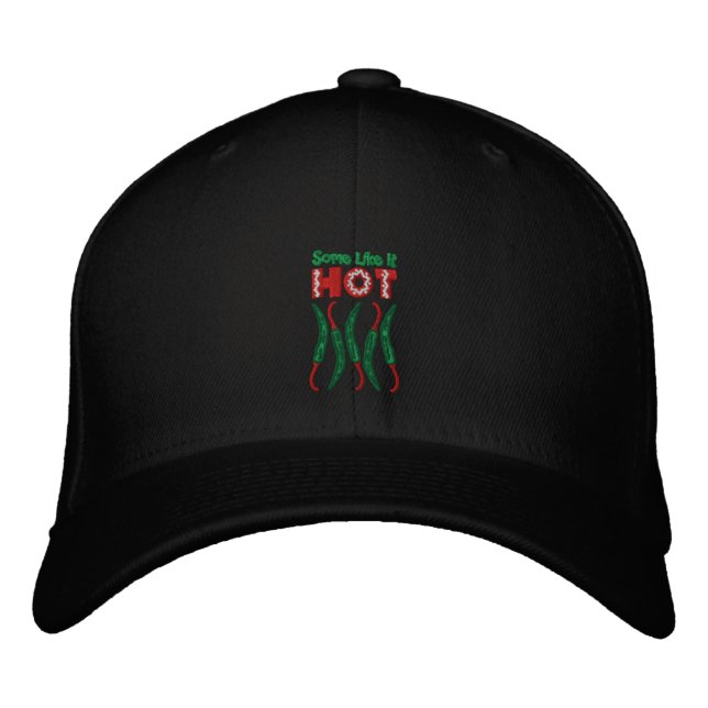 Brodée Certains l'aiment Hot Peppers Casquette brodé (Devant)