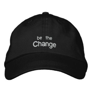 Brodée Changer le Casquette de broderie /Noir