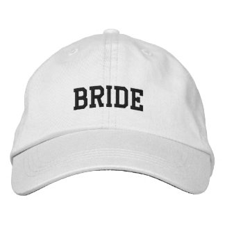 Brodée Chapeau de mariée brodé, casquette en laine Flexfi