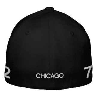 Brodée Chicago Casquette : CHI Chicago 312 & 773 White Te