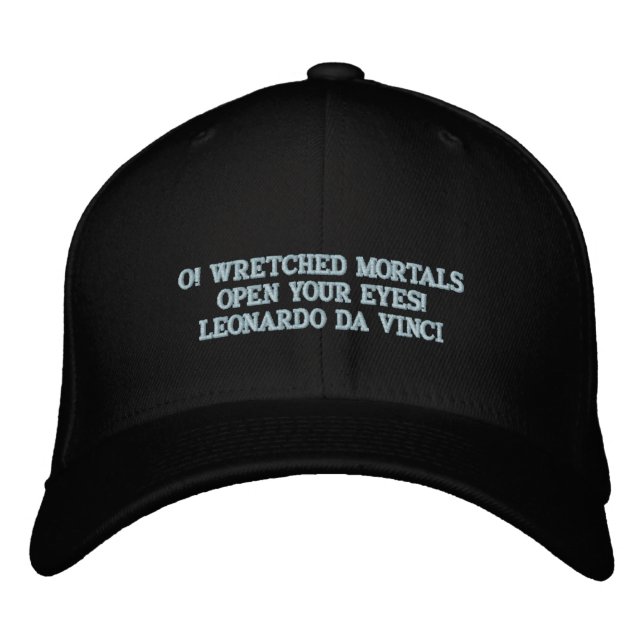 BRODÉE CITE LEONARDO DA VINCI - CASQUETTE DE BASEBALL (Devant)
