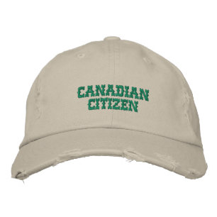 Brodée Citoyen canadien Casquette brodé