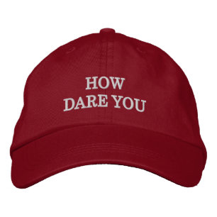 Brodée Comment oses-tu rougir Casquette