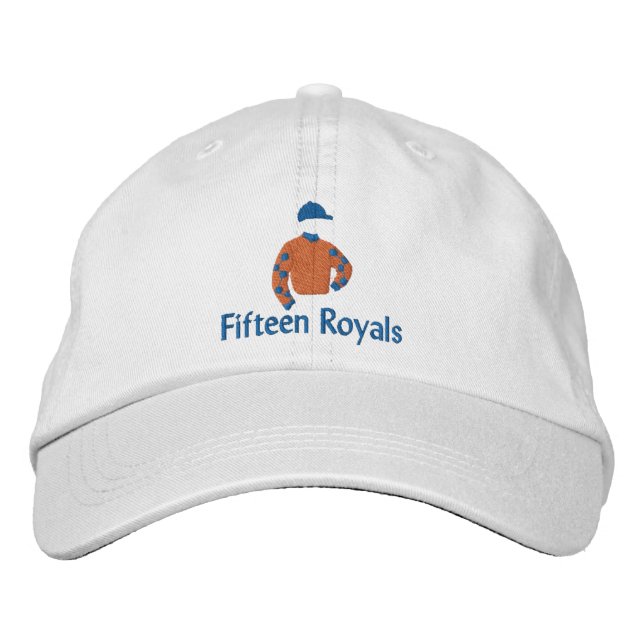 Brodée Conception casquette de 15 courses Royals (Devant)