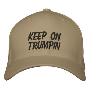 Brodée Continuez sur le Casquette brodé Trumpin