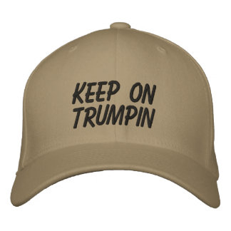 Brodée Continuez sur le Casquette brodé Trumpin
