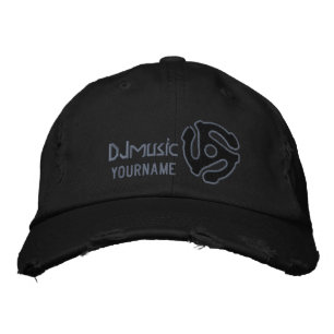 Brodée COOL 45 espaceur DJ CASQUETTE Personnalisez cette