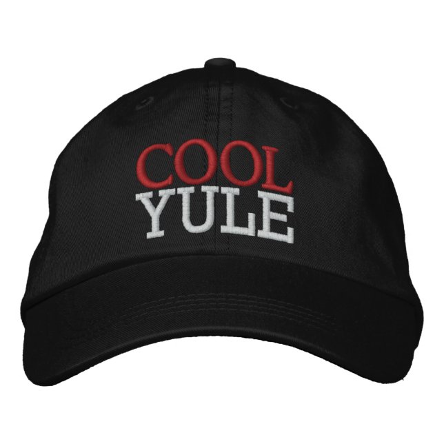Brodée Cool Yule Casquette par SRF (Devant)
