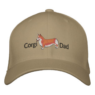 Brodée Corgi Papa Casquette brodé