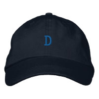 Coton Initial D -Lettre Monogramme Casquette