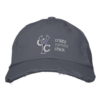 Brodée Crazy Yankee Chick casquette