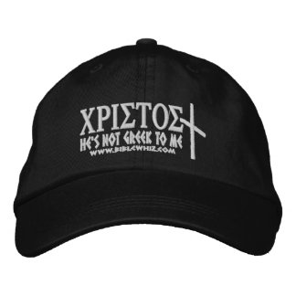 Brodée Cristos Casquette Stitch