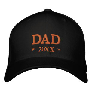 Brodée DAD 20XX brodé baseball casquette or / noir